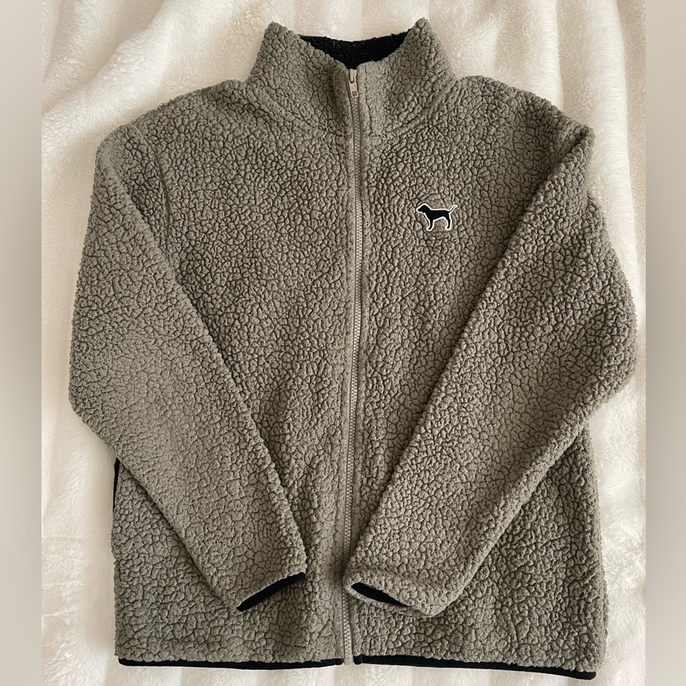 “Pink” green sherpa